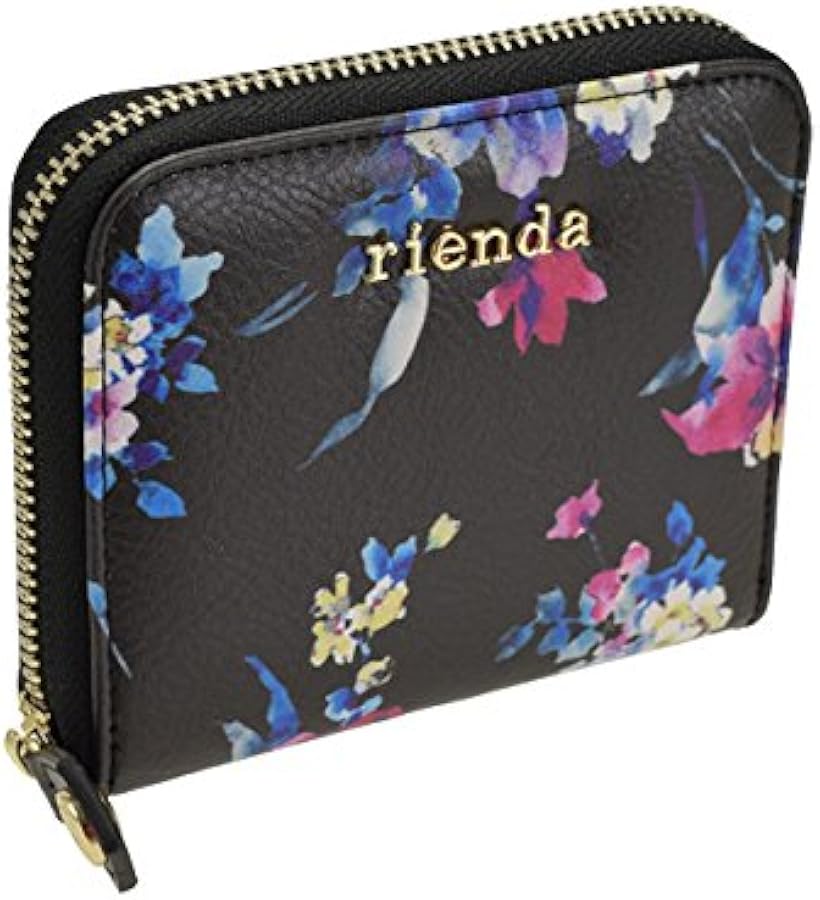 コラボ限定デザイン リエンダrienda 花柄二つ折りラウンドファスナー財布 Amazon | [リエンダ] 財布 レディース 2つ折り 折財布 ラウンド